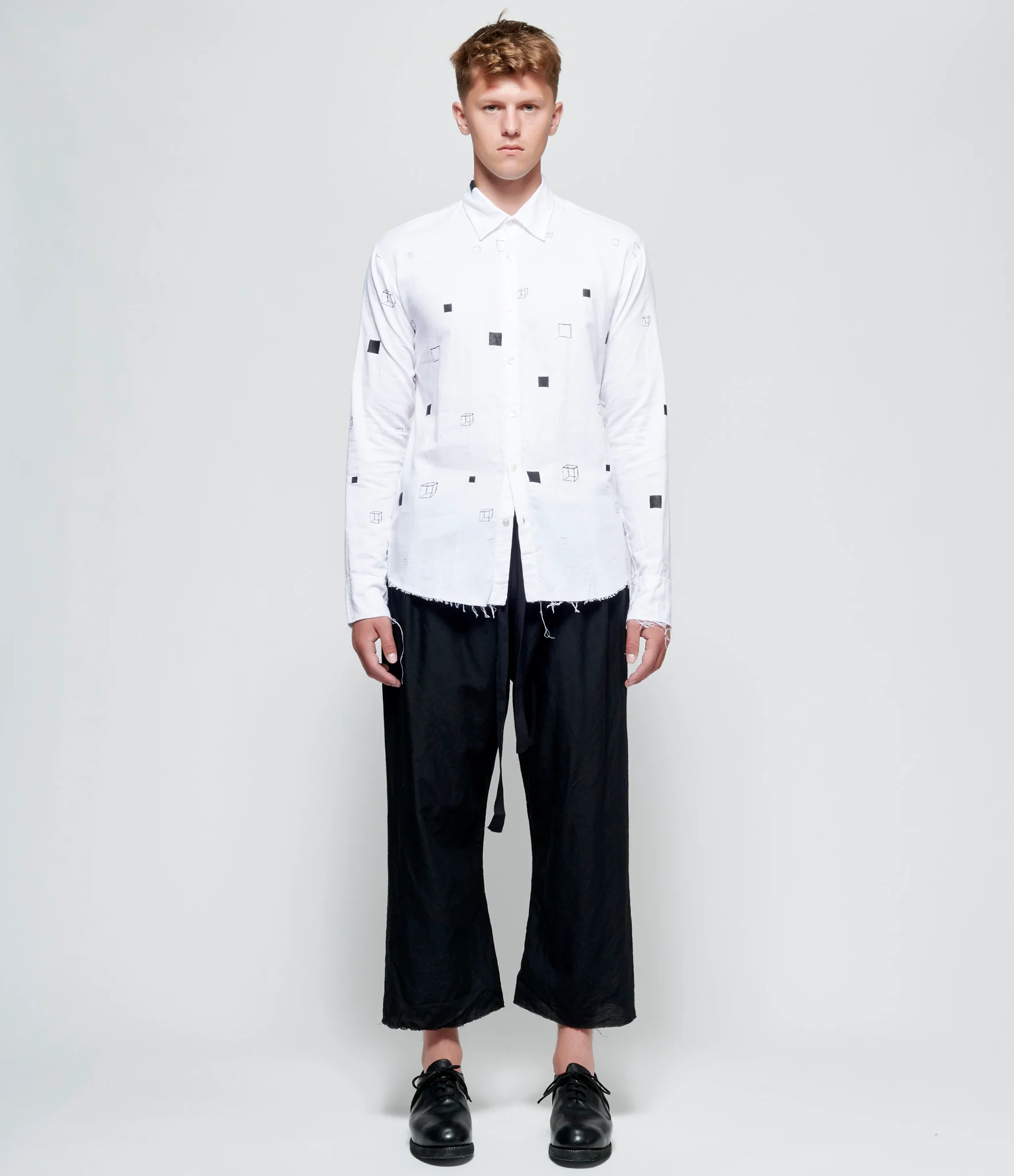 Elena Dawson Black Light Wool Lined Drawstring Pants