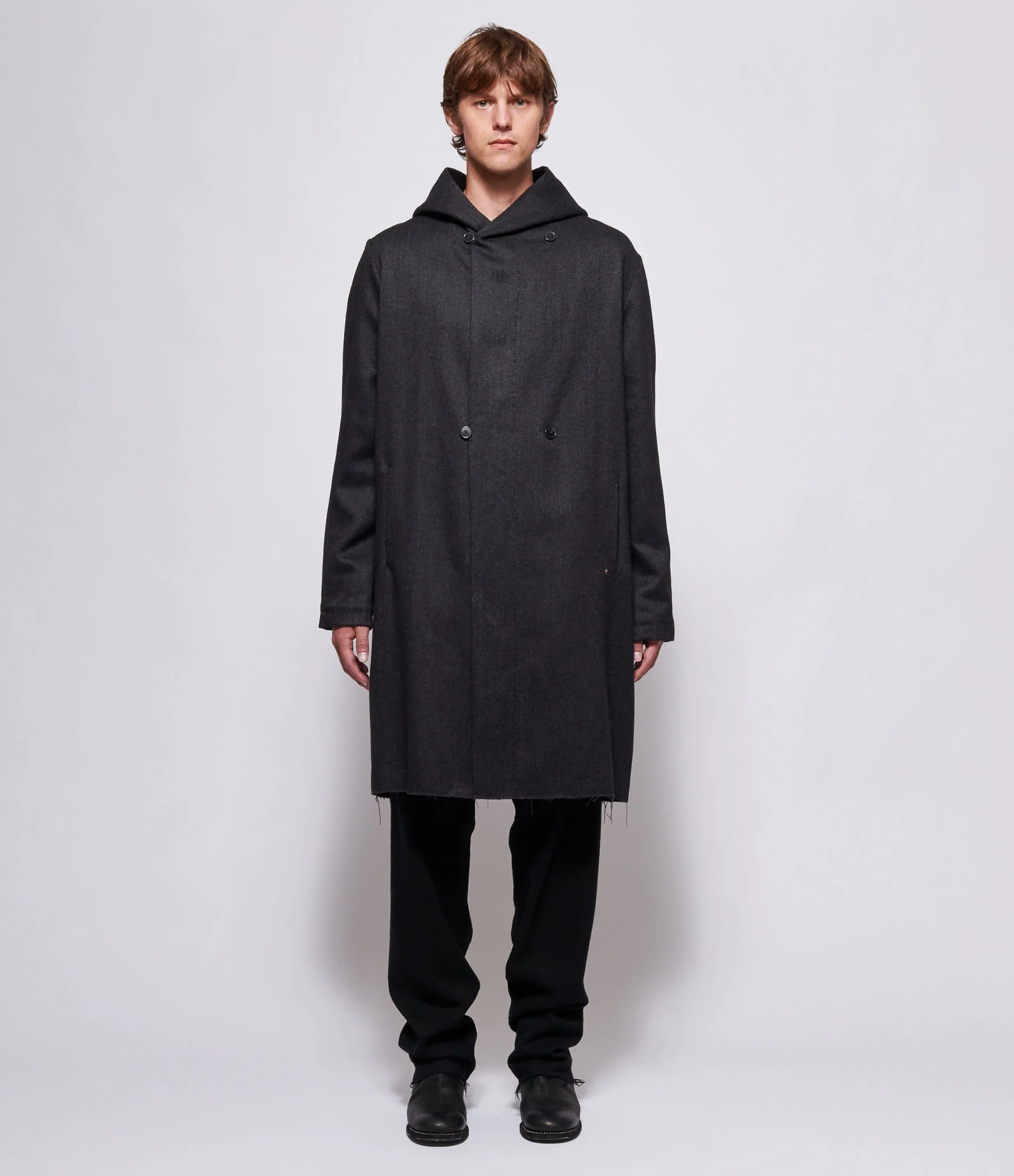 m.a+ Mens Coal 2 Glove Pocket Hooded Cardigan - Image 4