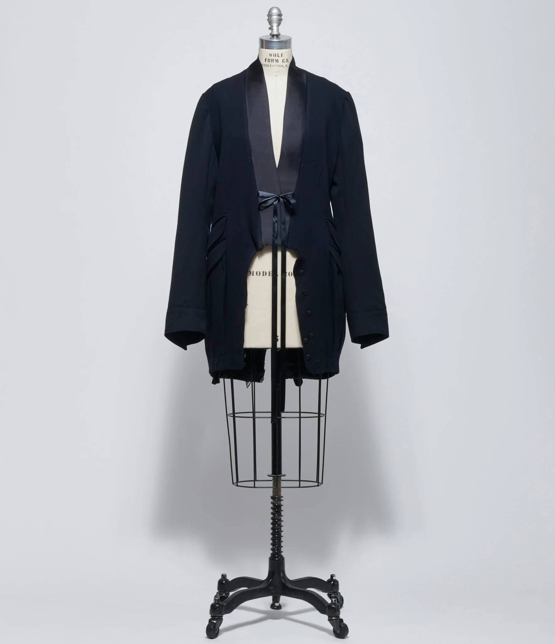 Marc Le Bihan Womens Black Veste Pantalon Récup Court