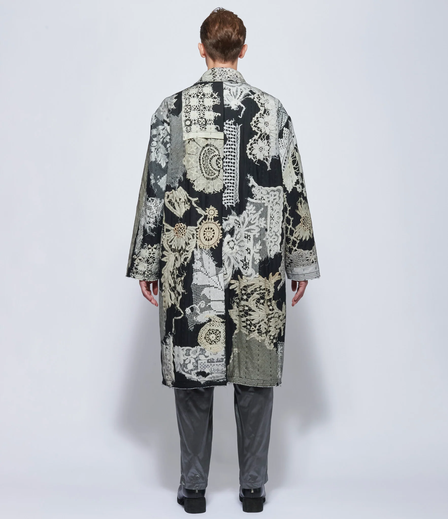 Aubero Mens Lace Preservation Coat - Image 3