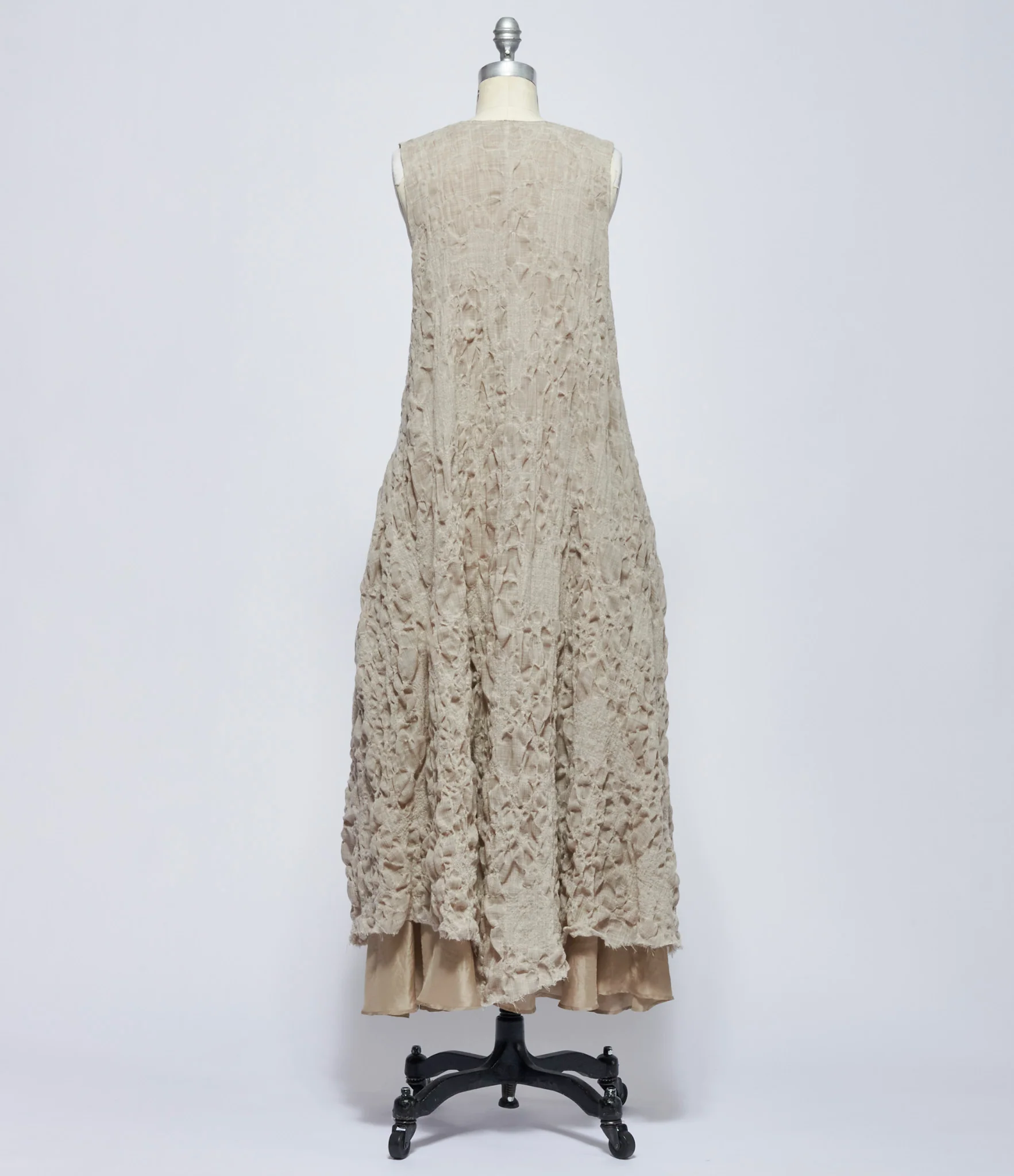 Marc Le Bihan Womens Beige Robe Chasuele Longue - Image 3
