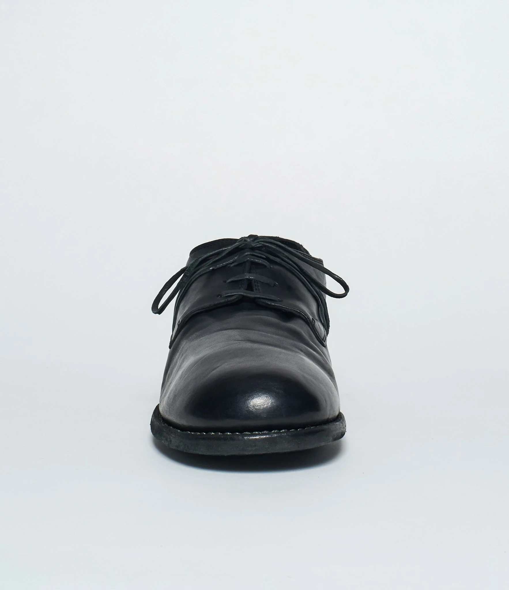 Guidi Mens 992 Black Baby Calf Full Grain Derby - Image 3