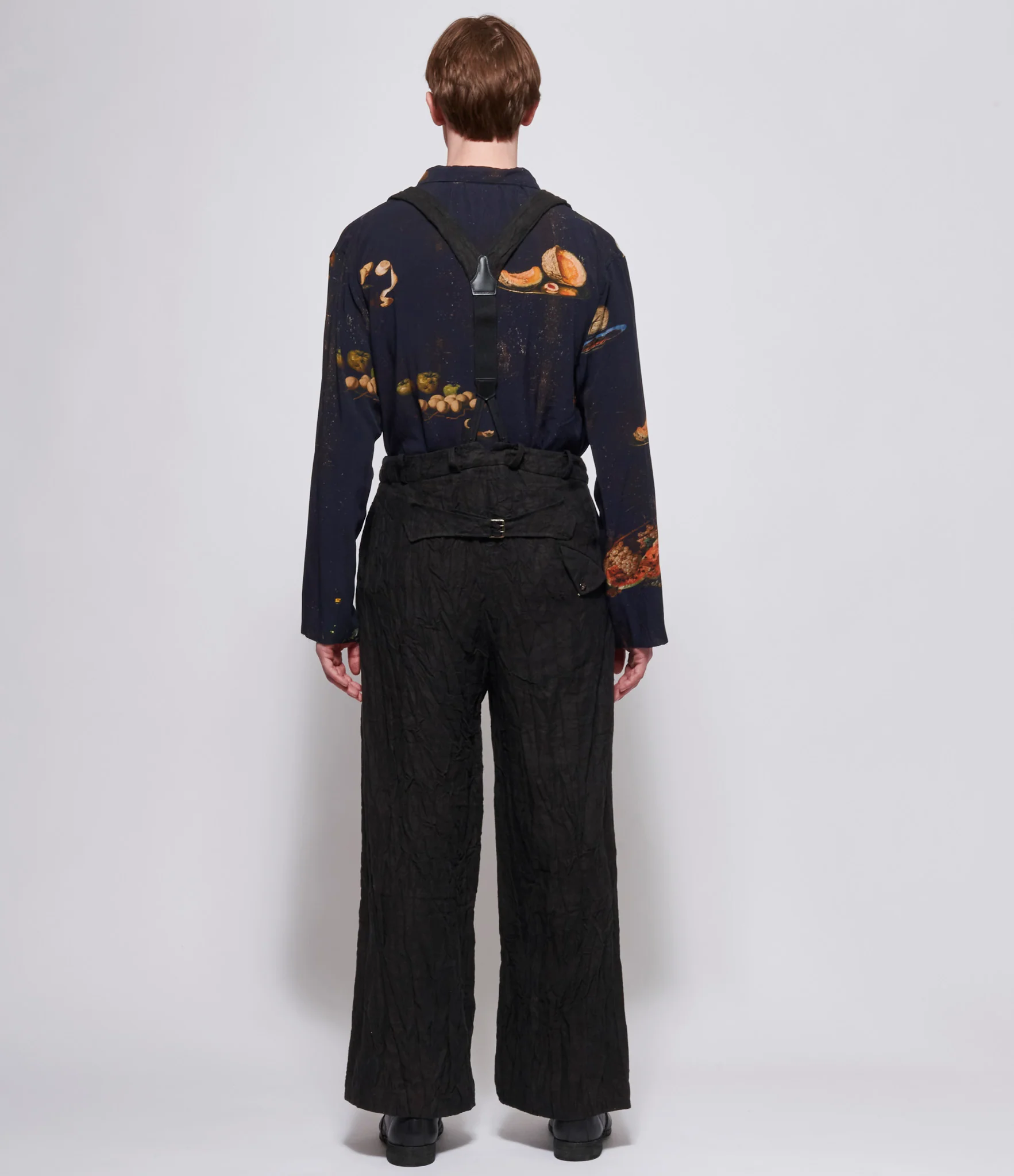 Archivio J.M. Ribot Mens Trousers with Suspenders - Image 3