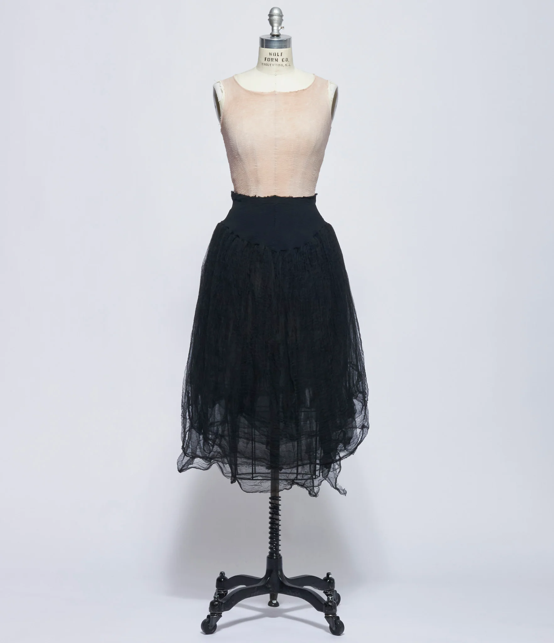 Marc Le Bihan Womens Noir Jupe Danseuse Stretch Skirt