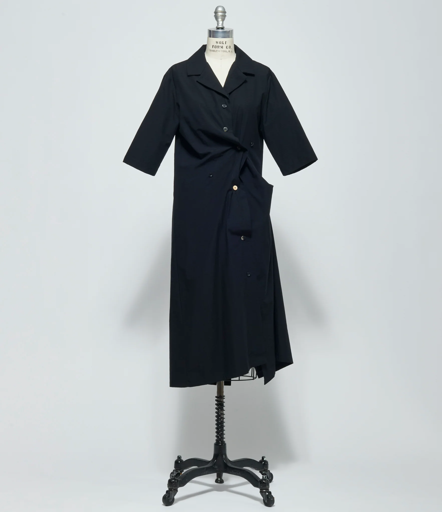SS26 A Tentative Atelier Womens Anita L.R Misplaced Butttons Dress - Image 5