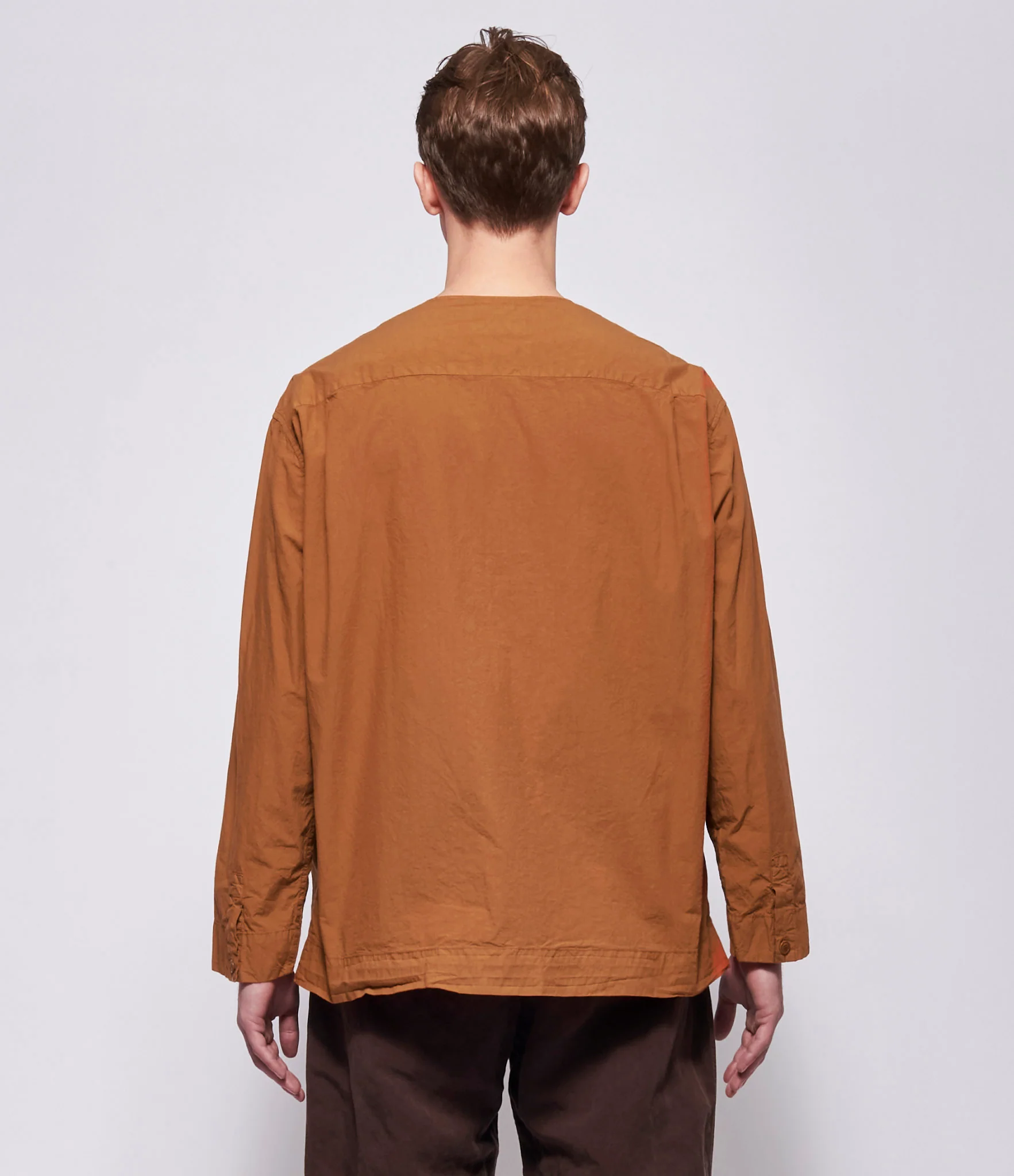 SS26 Casey Casey Mens Paul Shirt Copper - Image 3