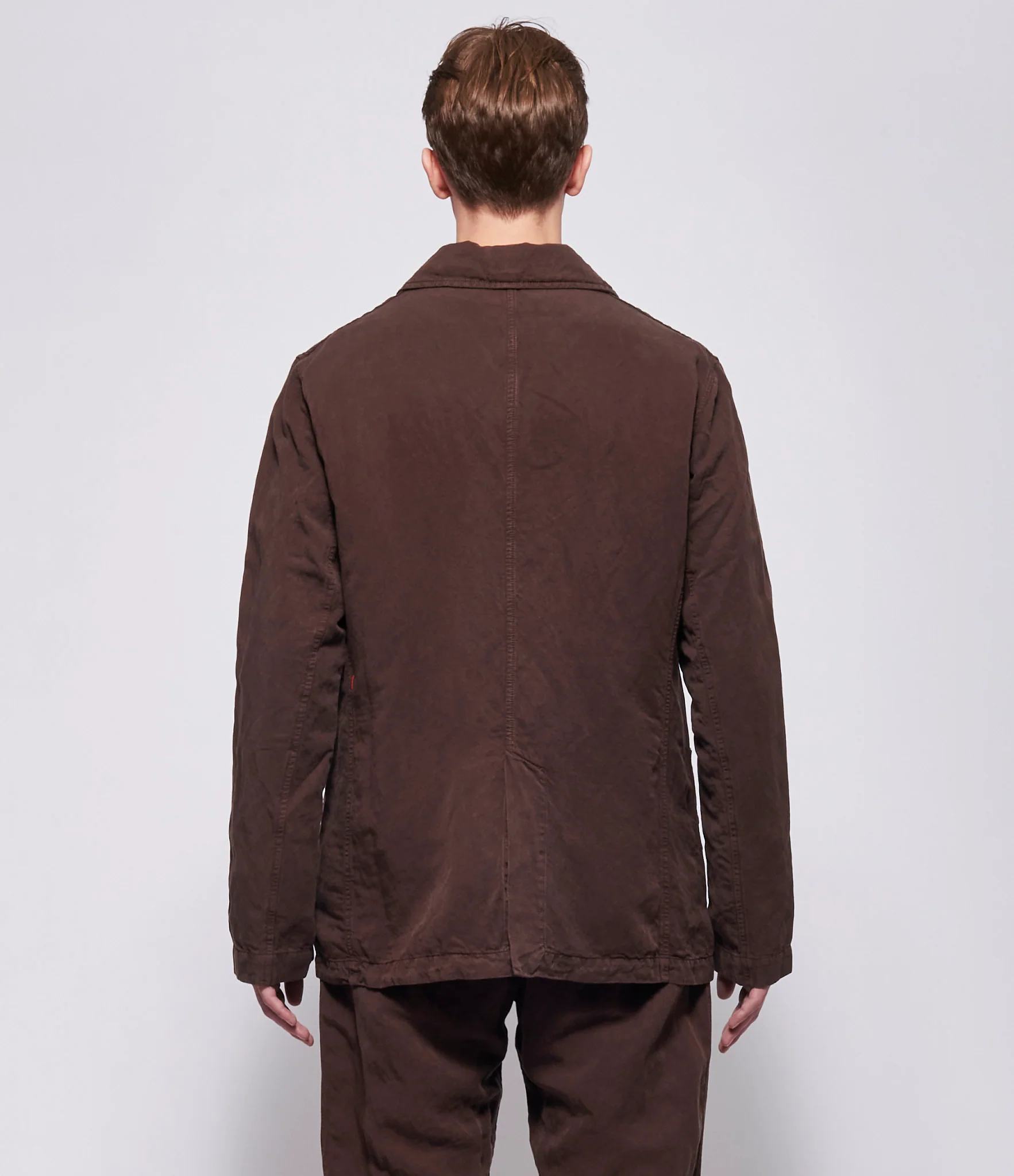 SS26 Casey Casey Mens U Courte Jacket Brown - Image 3