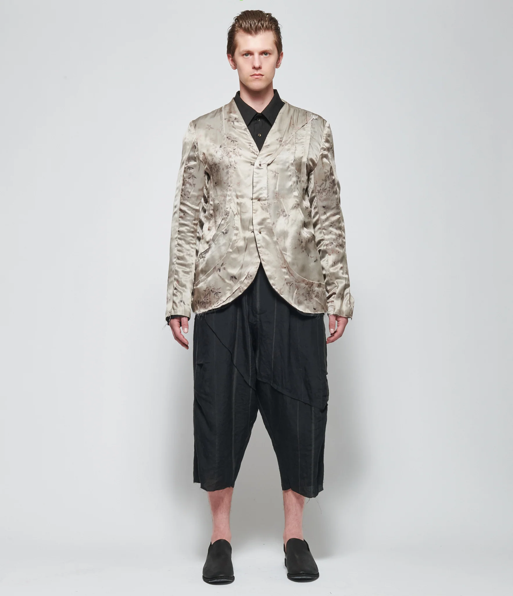 SS26 Chiahung Su Mens Reversable Stripe Blazer - Image 4