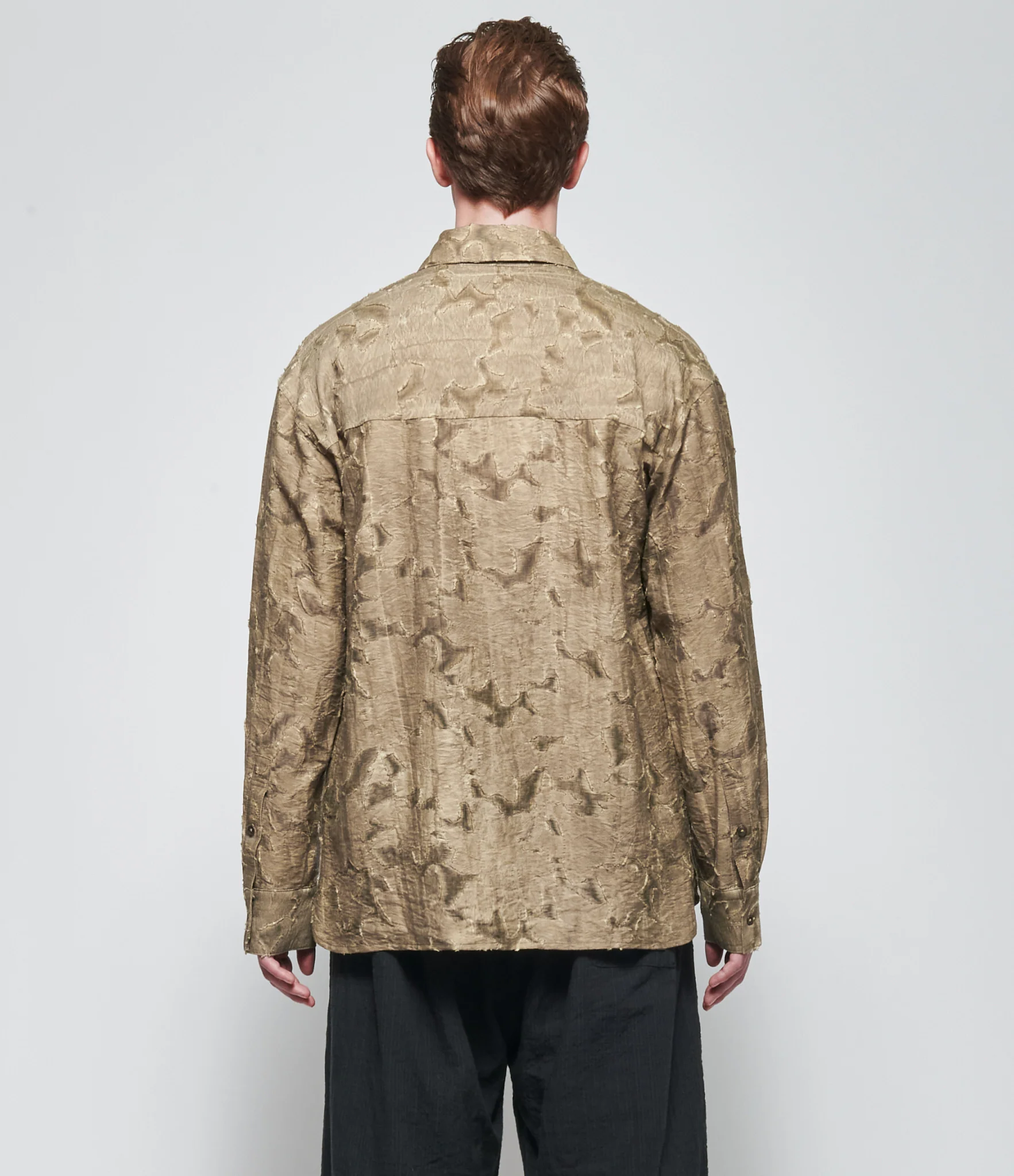 SS26 Chiahung Su Mens Jacquard Shirt - Image 3