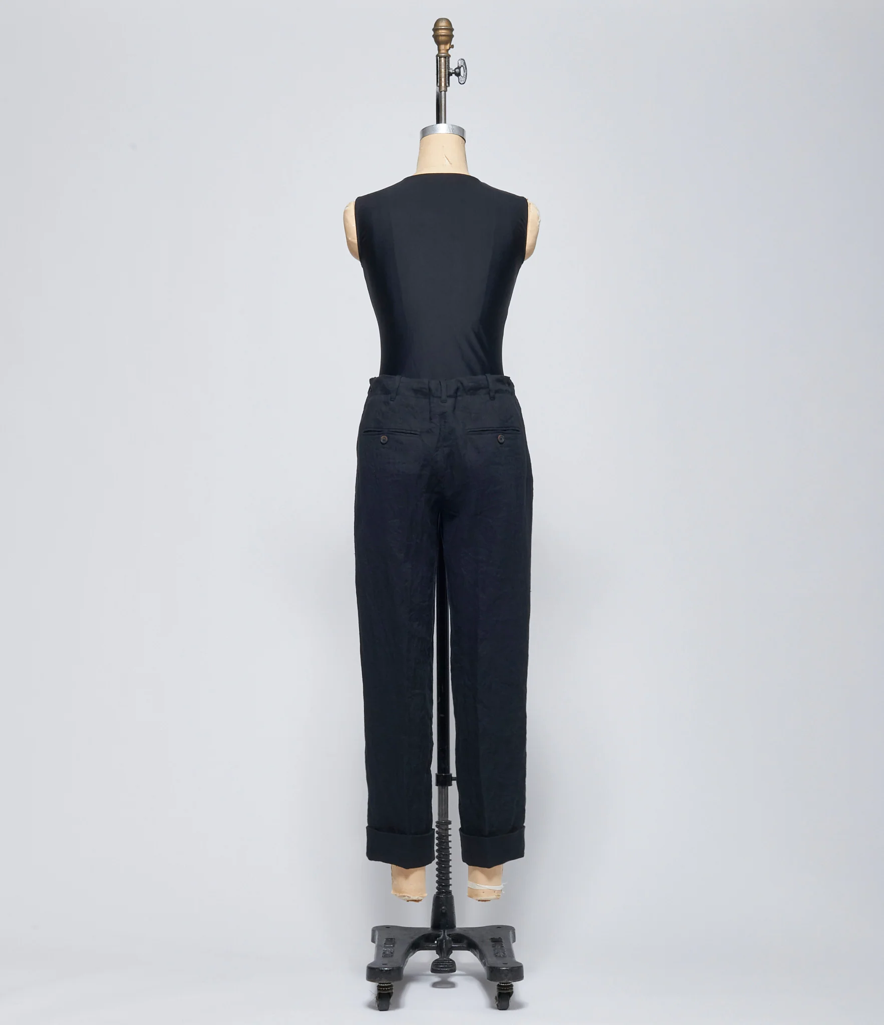 SS26 Forme D'Expression Womens Slim Cuffed Pants - Image 3