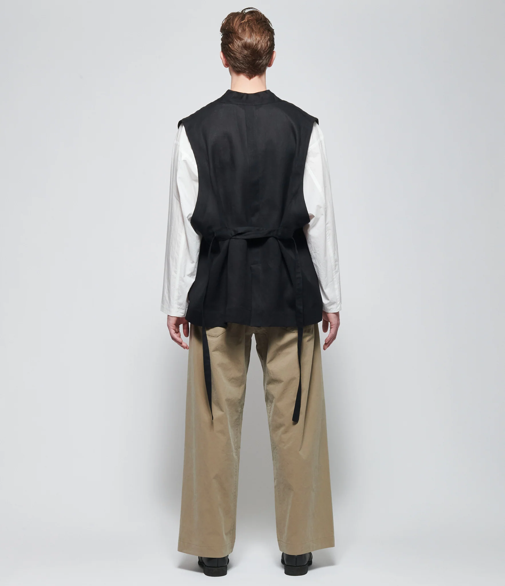 SS26 Jan Jan Van Essche Mens Black Gilet #15 - Image 3