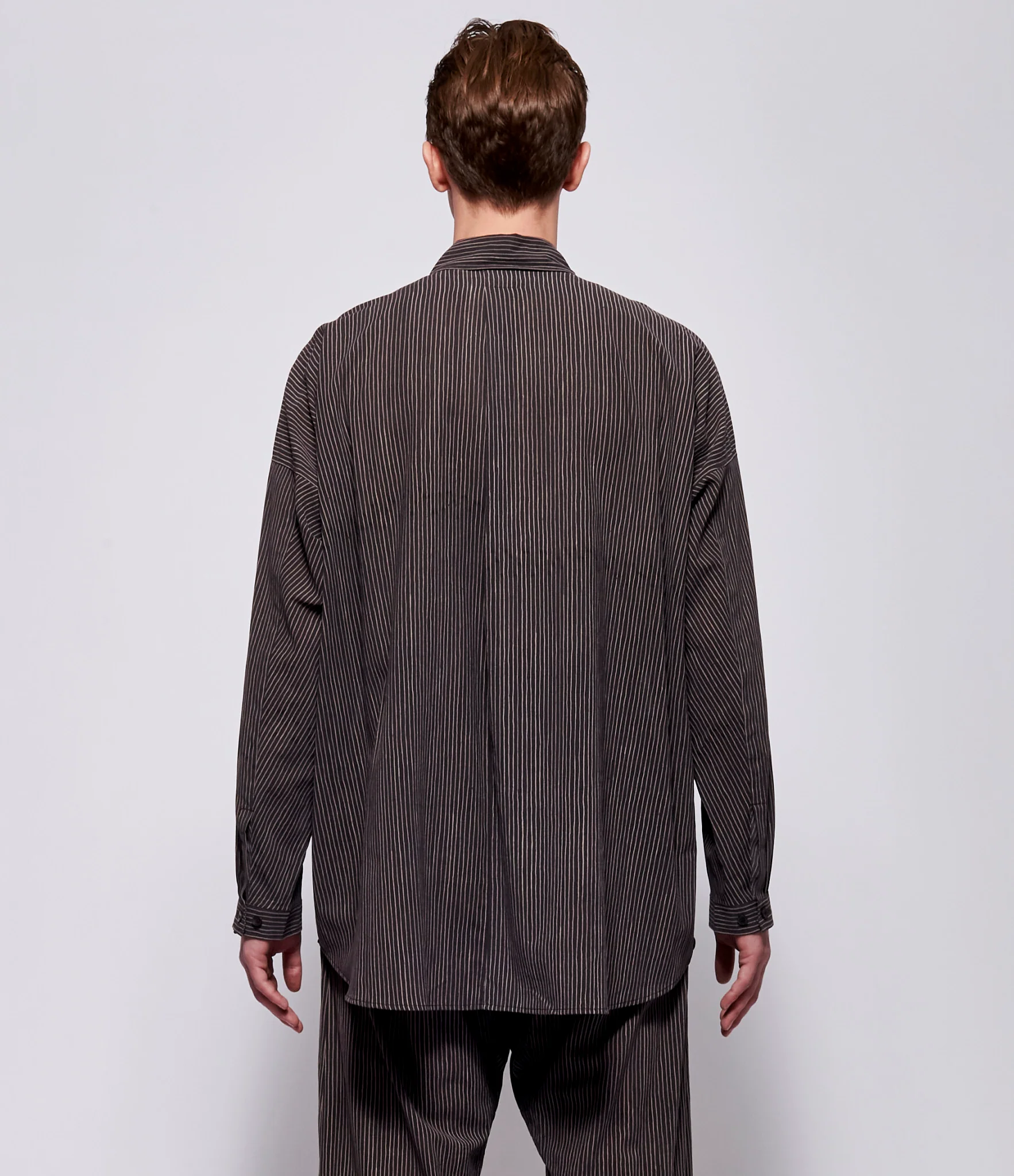 SS26 Jan Jan Van Essche Mens Gallnut Black Shirt #100 - Image 3