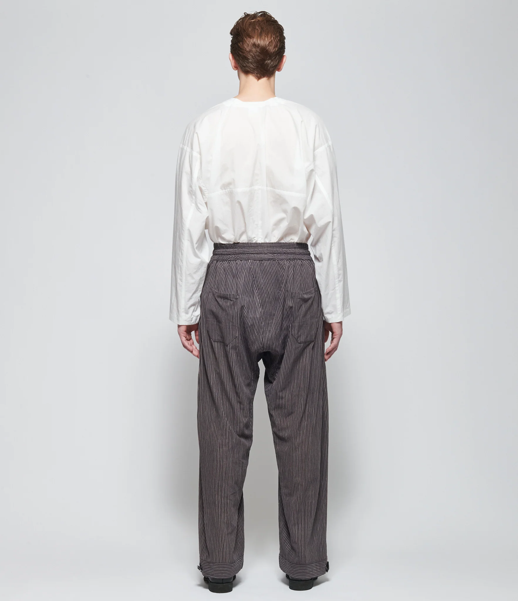 SS26 Jan Jan Van Essche Mens Gallnut Black Trousers #91 - Image 3