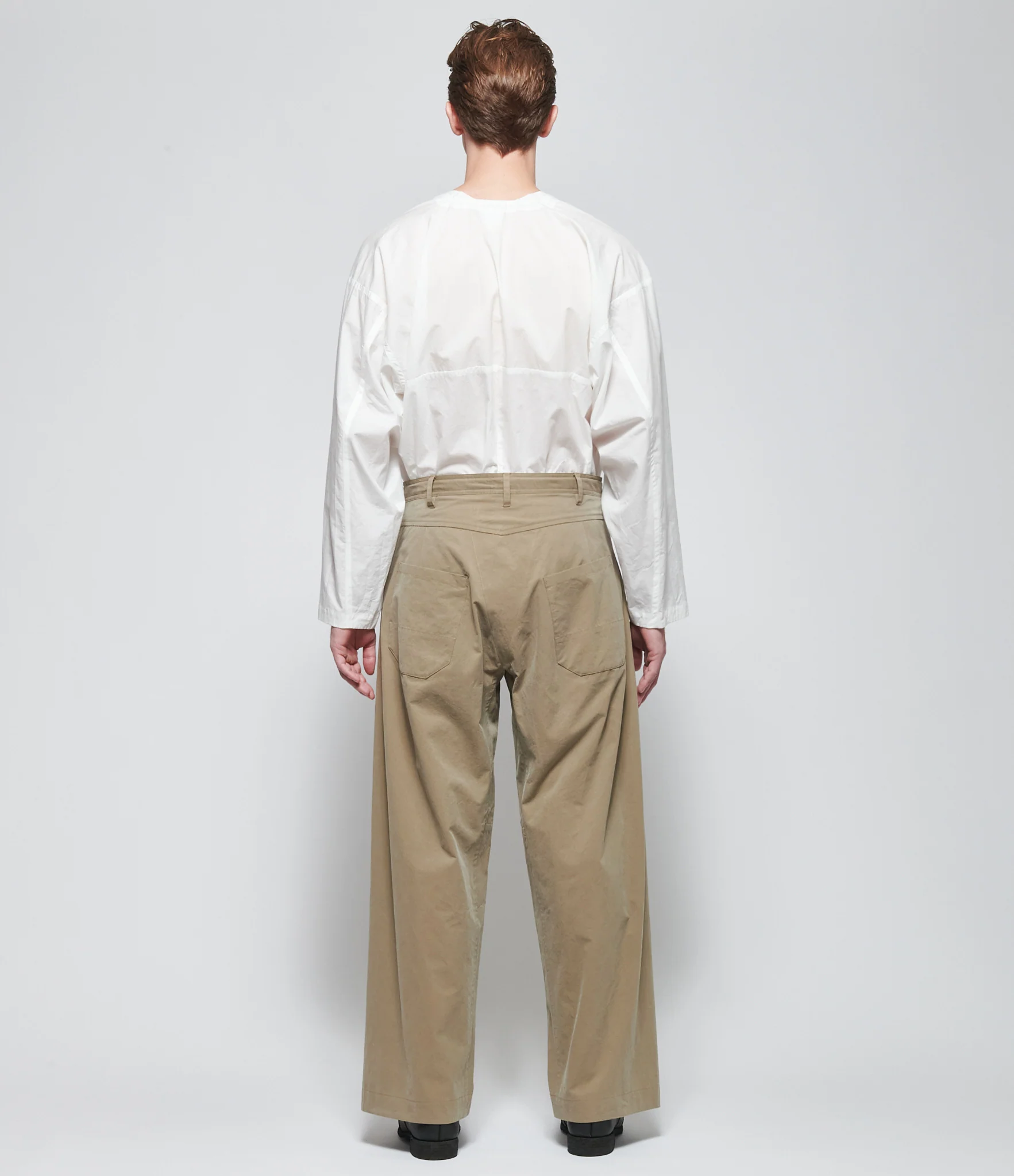 SS26 Jan Jan Van Essche Mens Stone Grey Trousers #90 - Image 3