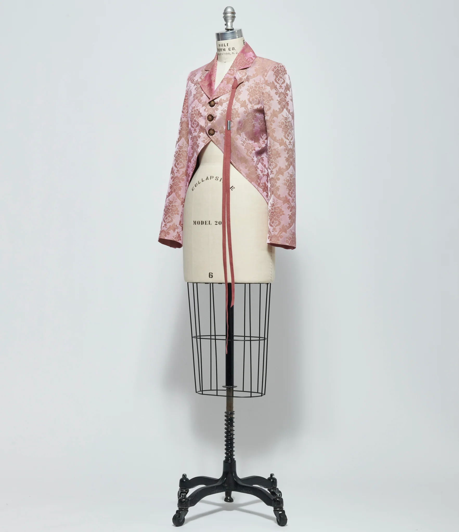 SS26 Ann Demeulemeester Womens Lune Open Front Fitted Jacket - Image 2