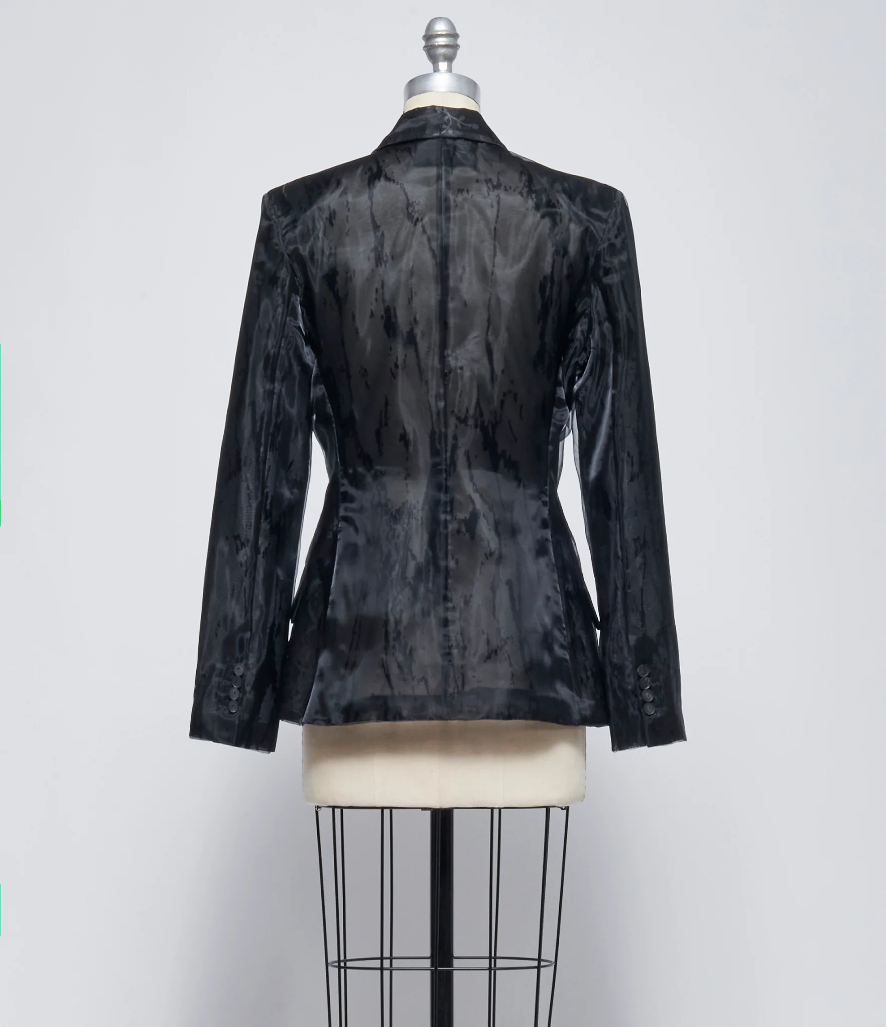 SS26 Quetsche Womens Organza Lace Underlay Blazer - Image 3