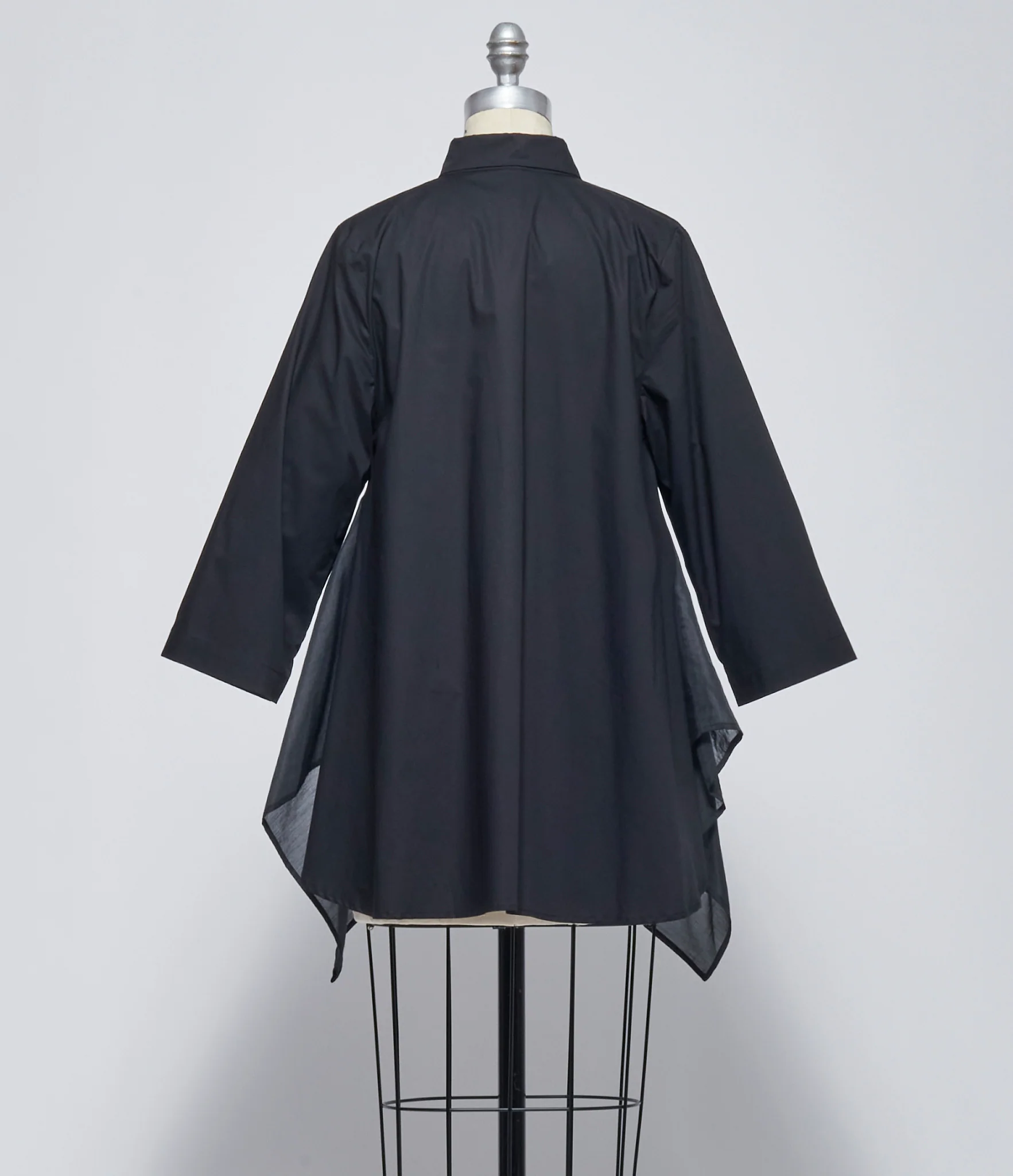 SS26 Replika Black Button Up Top - Image 3