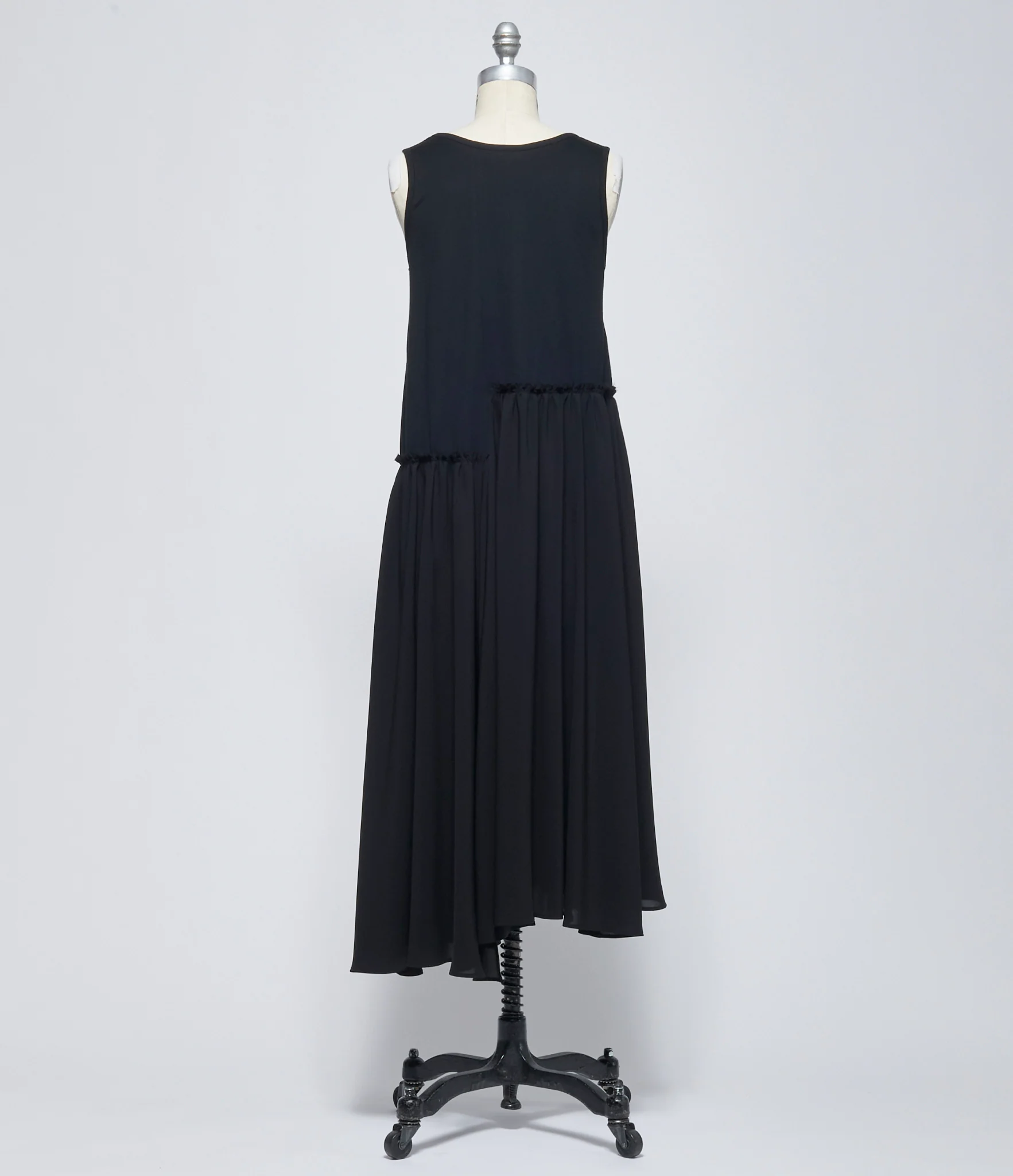 SS26 Y's Womens O-Sleeveless Combination Dress - Image 4